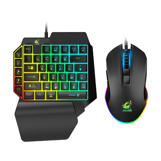 Throne One-Handed Mechanical Keyboard and Mouse Set