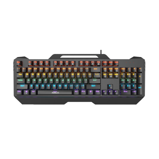 Wired RGB Mechanical Gaming Keyboard with Blue Switches