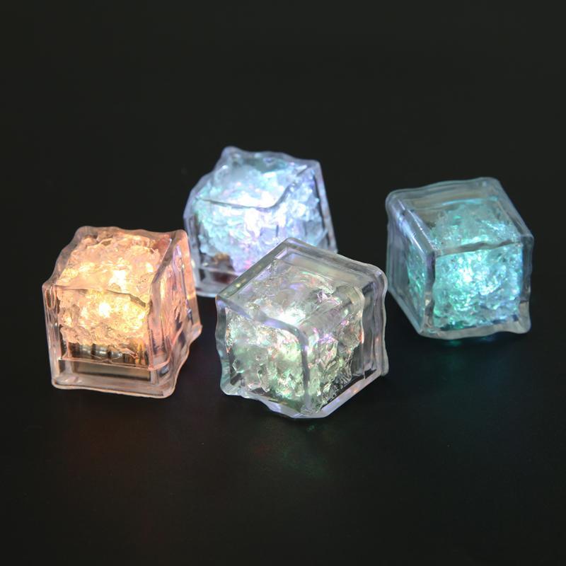 12PCS LED Ice Cubes - Glowing Party Drink Decor