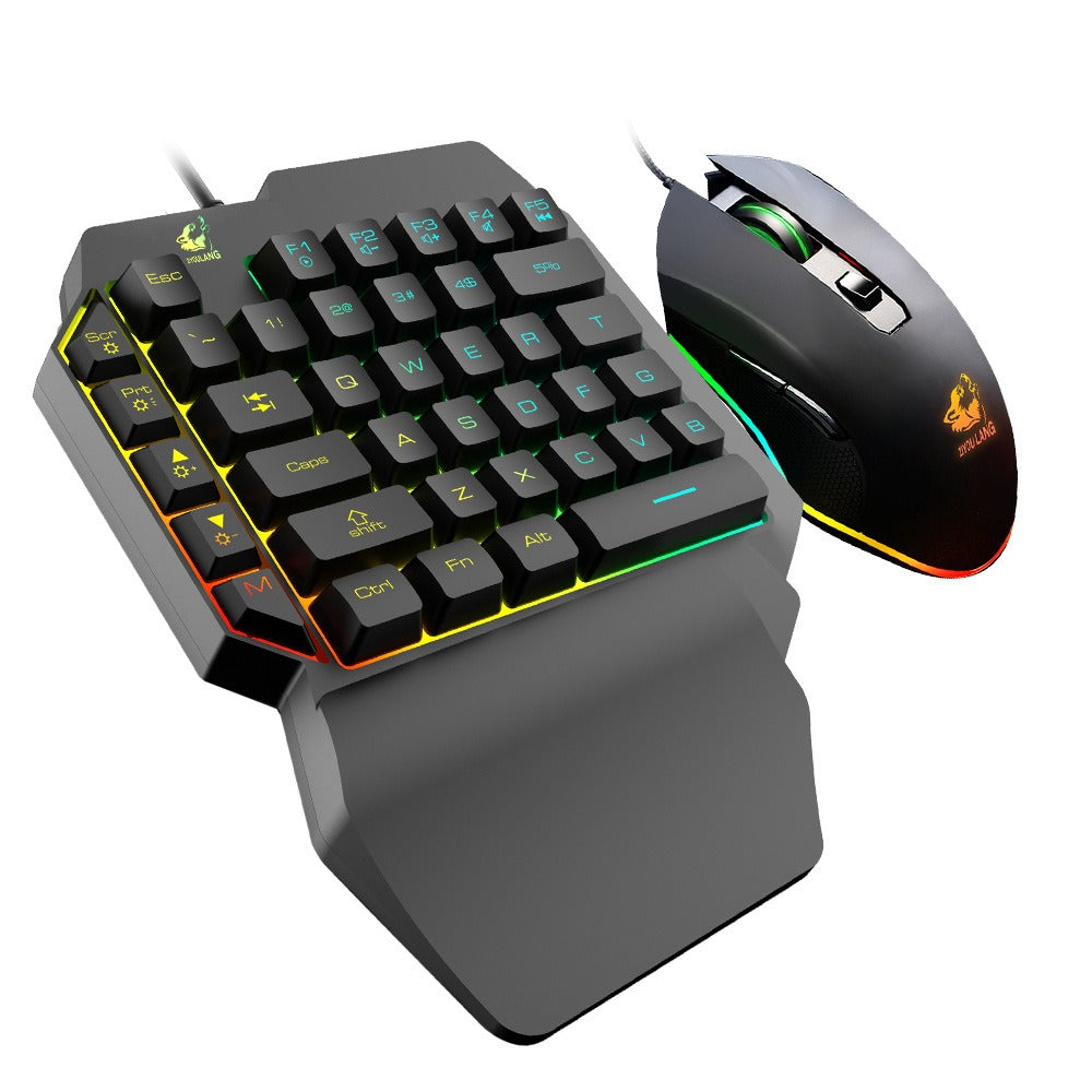 Throne One-Handed Mechanical Keyboard and Mouse Set