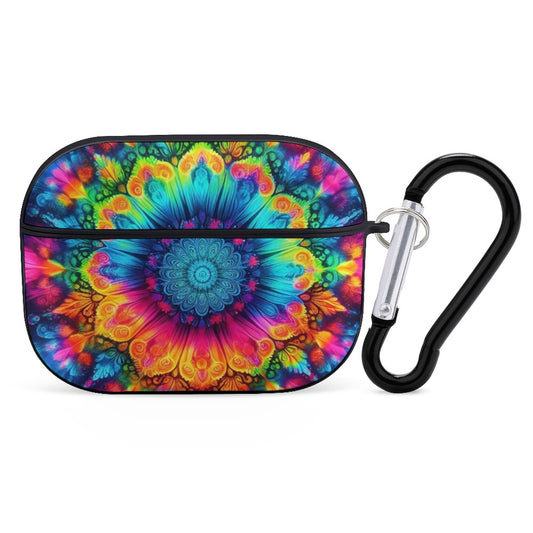 Neon Rainbow Tie-Dye AirPods Pro Cover