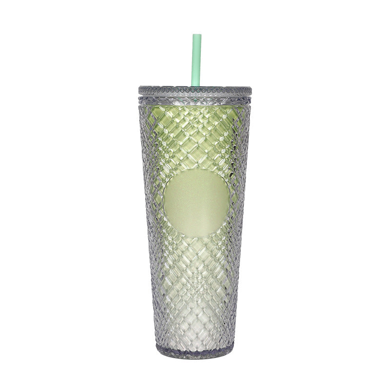 Rainbow Large Capacity 710ml Durian Cup with Straw