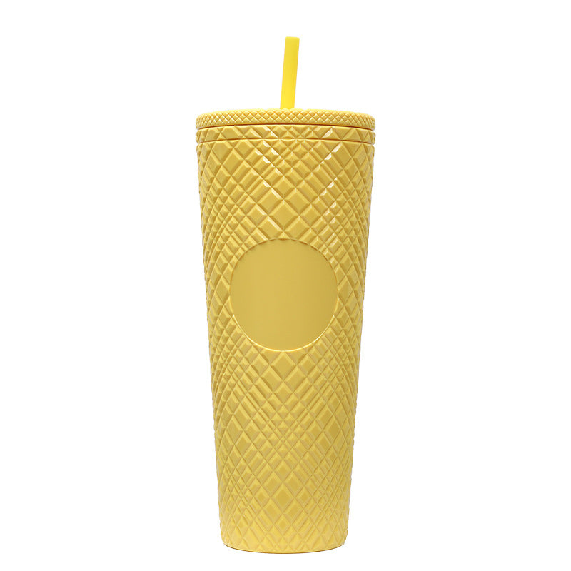 Rainbow Large Capacity 710ml Durian Cup with Straw