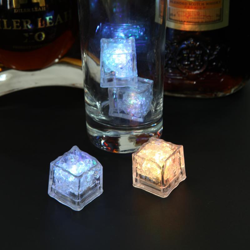 12PCS LED Ice Cubes - Glowing Party Drink Decor