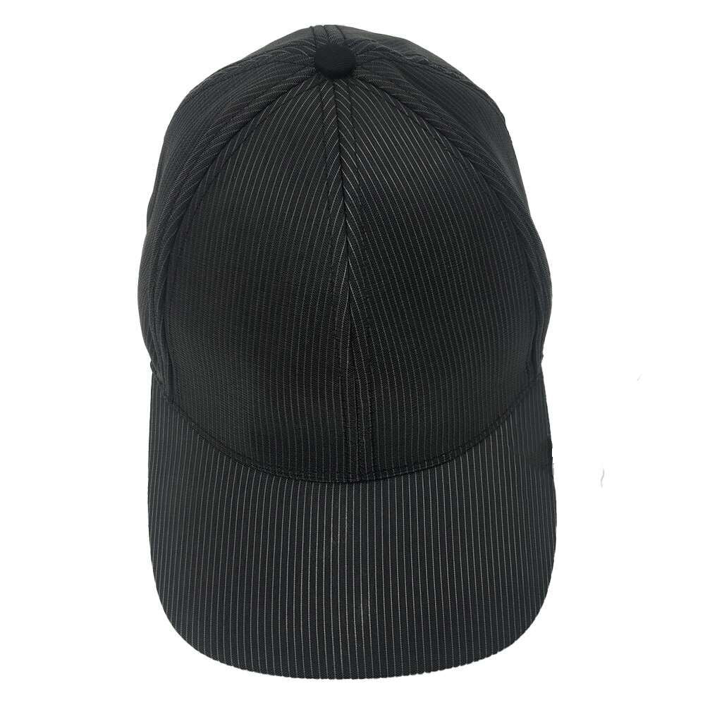 LED Optical Fiber Luminous Baseball Cap - Black & White