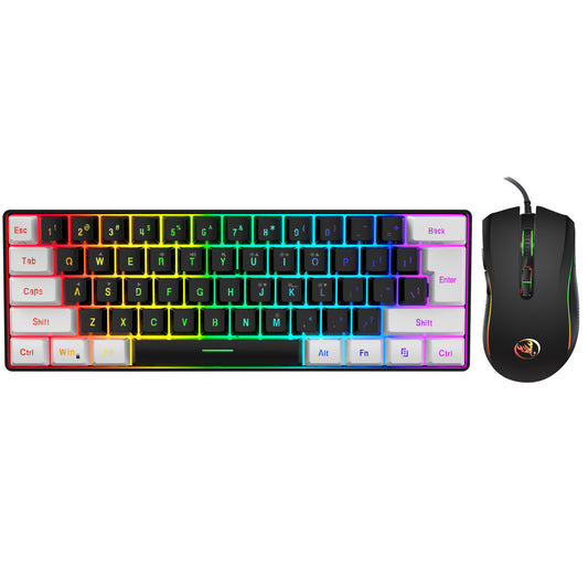 Mini 61 Key RGB Gaming Keyboard and Mouse Set