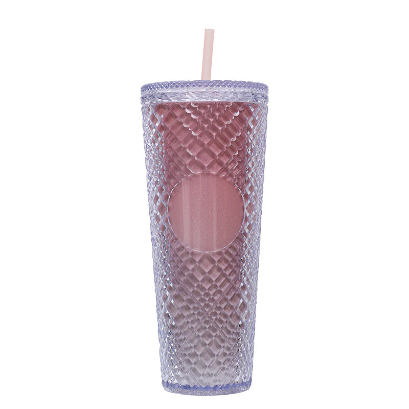 Rainbow Large Capacity 710ml Durian Cup with Straw