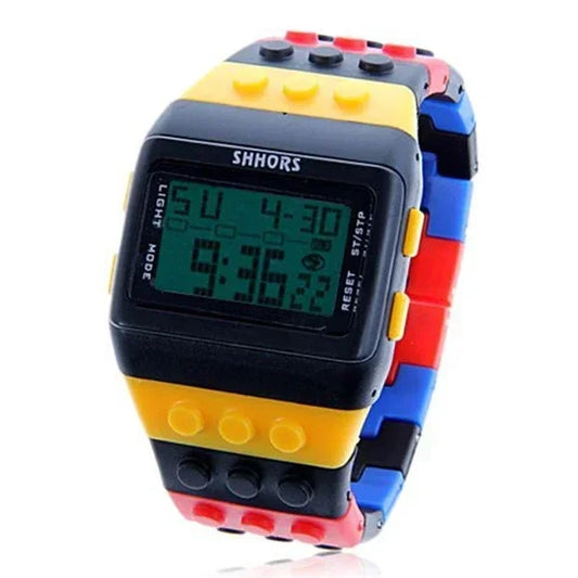 Rainbow LED Digital Watch for Women